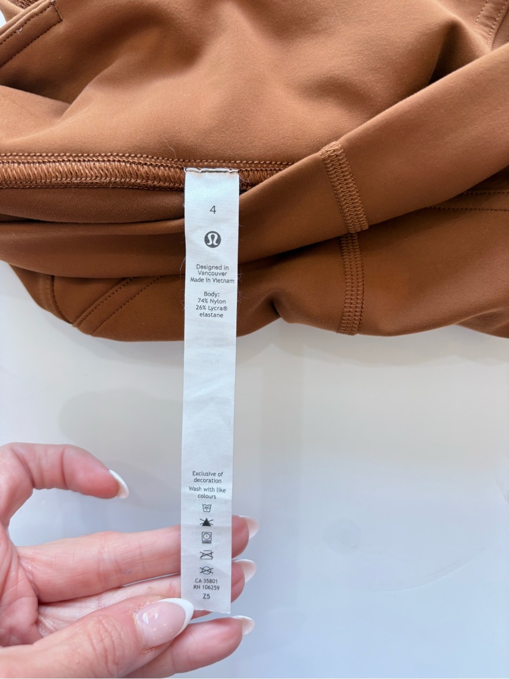 lululemon athletica Brown Leggings F87 - Picture 4 of 4